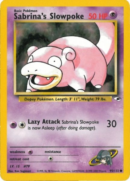 Sabrina's Slowpoke (95/132) [Gym Heroes Unlimited] - PCA Designer Toys