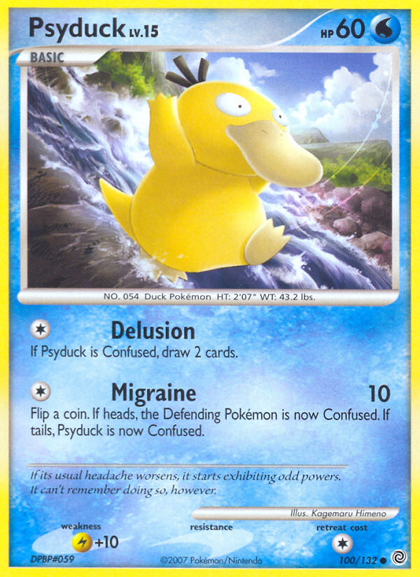 Psyduck (100/132) [Diamond & Pearl: Secret Wonders] - PCA Designer Toys