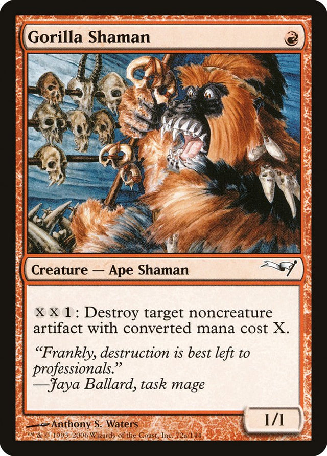 Gorilla Shaman [Coldsnap Theme Decks] - PCA Designer Toys