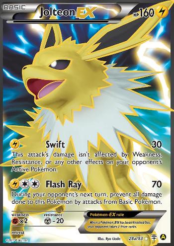 Jolteon EX (28a/83) (Alternate Art Promo) [XY: Generations] - PCA Designer Toys