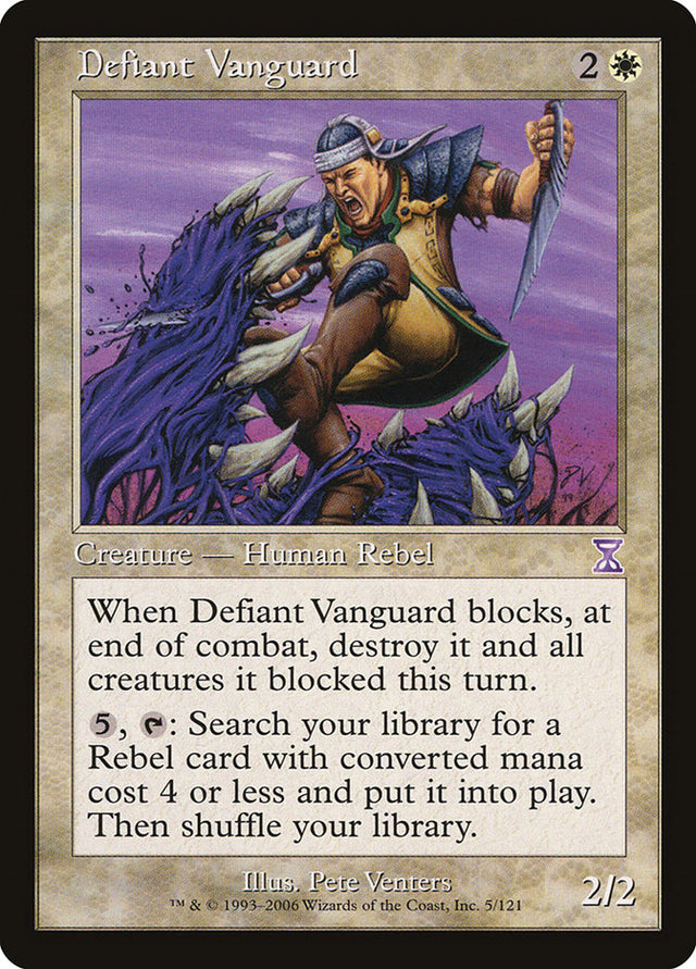 Defiant Vanguard [Time Spiral Timeshifted] - PCA Designer Toys