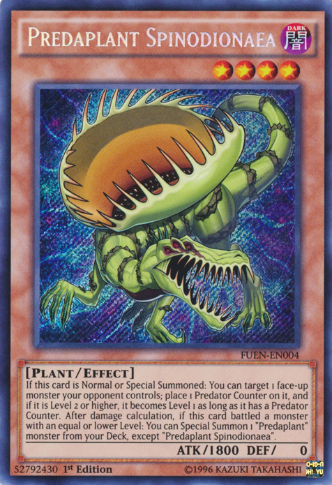 Predaplant Spinodionaea [FUEN-EN004] Secret Rare - PCA Designer Toys