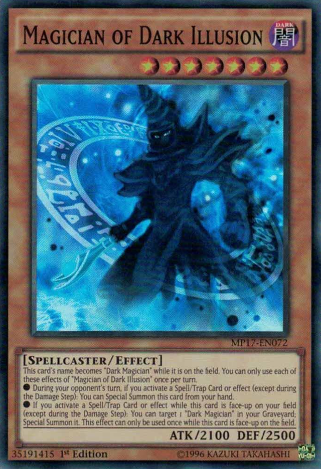 Magician of Dark Illusion [MP17-EN072] Super Rare - PCA Designer Toys