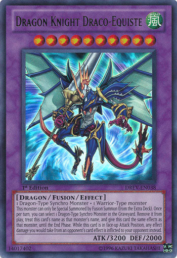 Dragon Knight Draco-Equiste [DREV-EN038] Ultra Rare - PCA Designer Toys