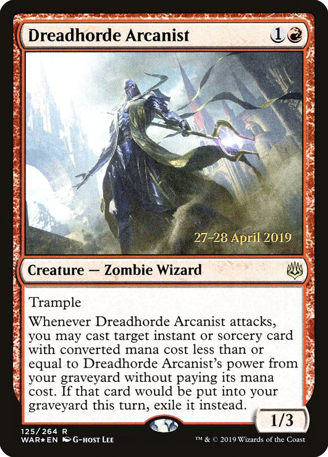 Dreadhorde Arcanist [War of the Spark Prerelease Promos] - PCA Designer Toys
