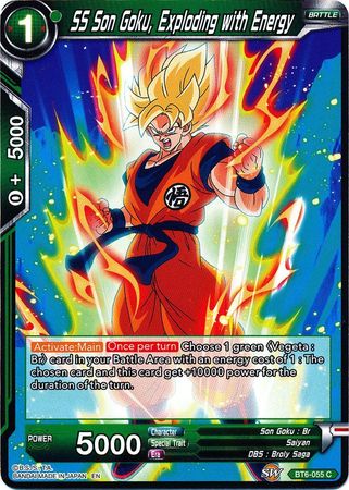 SS Son Goku, Exploding with Energy (BT6-055) [Destroyer Kings] - PCA Designer Toys