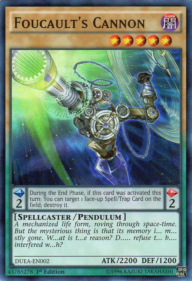 Foucault's Cannon [DUEA-EN002] Super Rare - PCA Designer Toys