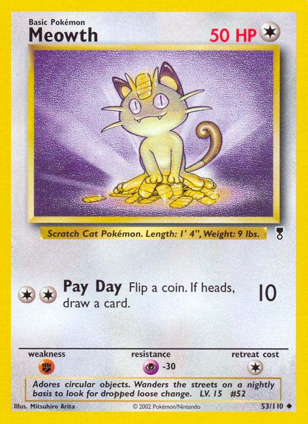 Meowth (53/110) [Legendary Collection] - PCA Designer Toys