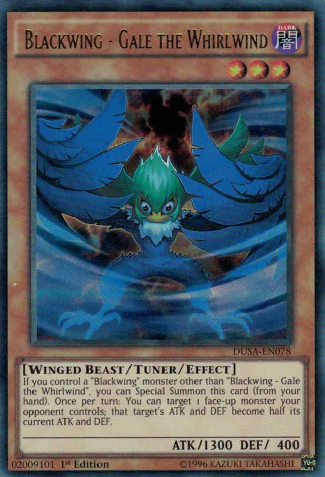 Blackwing - Gale the Whirlwind [DUSA-EN078] Ultra Rare - PCA Designer Toys