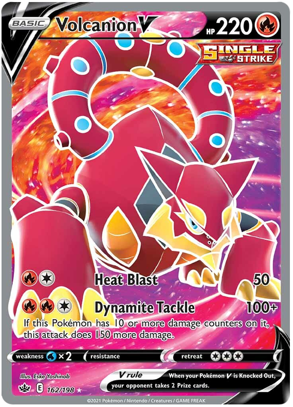 Volcanion V (162/198) [Sword & Shield: Chilling Reign] - PCA Designer Toys