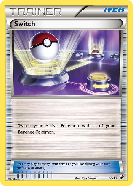 Switch (38/39) [XY: Kalos Starter Set] - PCA Designer Toys