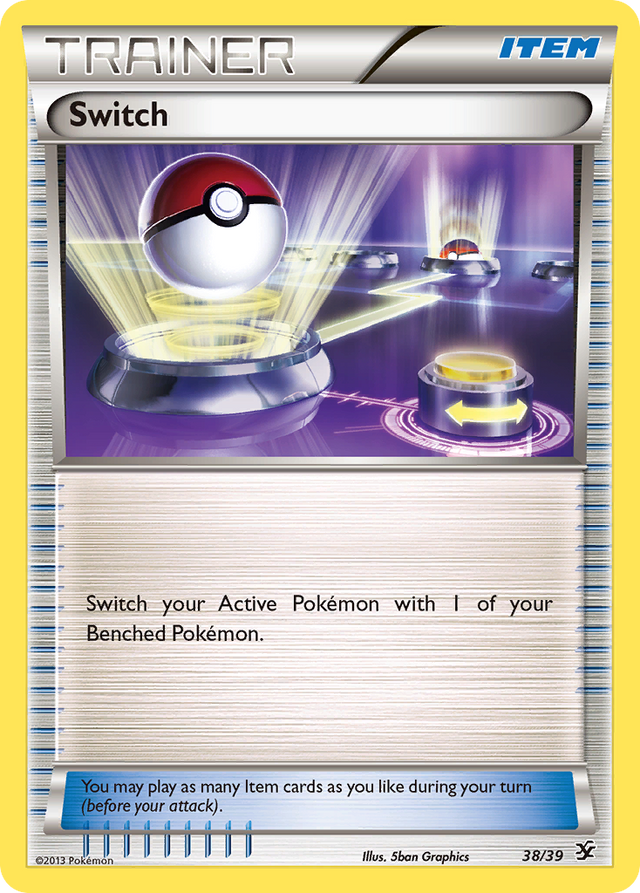 Switch (38/39) [XY: Kalos Starter Set] - PCA Designer Toys