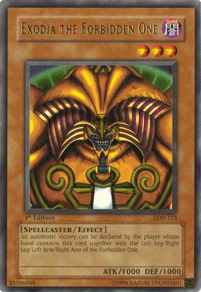 Exodia the Forbidden One [LOB-124] Ultra Rare - PCA Designer Toys