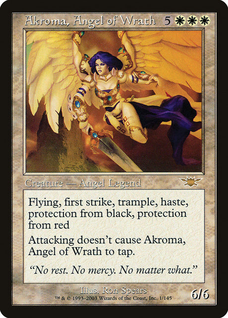 Akroma, Angel of Wrath [Legions] - PCA Designer Toys