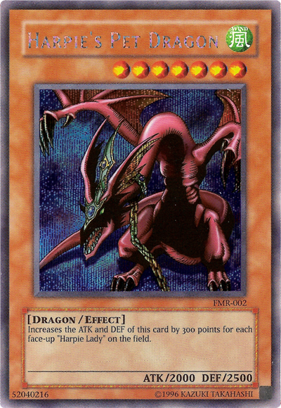 Harpie's Pet Dragon (Forbidden Memories) [FMR-002] Prismatic Secret Rare - PCA Designer Toys