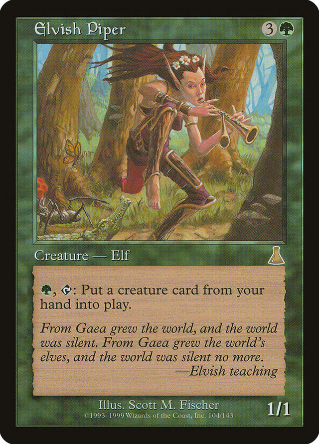 Elvish Piper [Urza's Destiny] - PCA Designer Toys