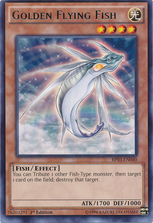 Golden Flying Fish [BP03-EN040] Rare - PCA Designer Toys