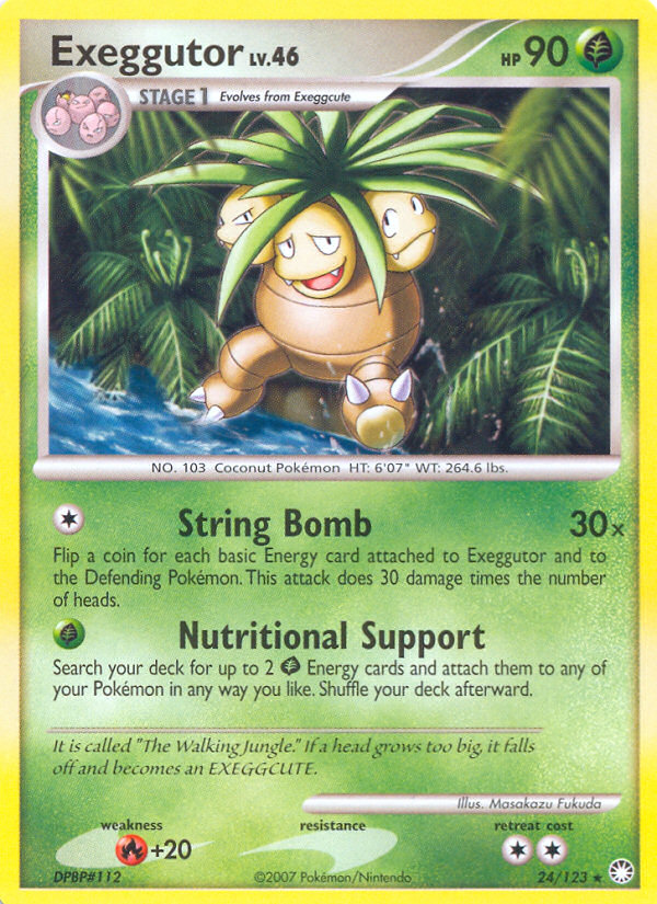 Exeggutor (24/123) [Diamond & Pearl: Mysterious Treasures] - PCA Designer Toys