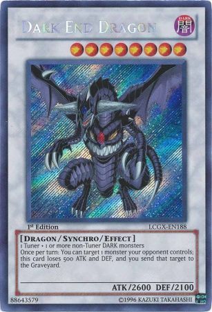 Dark End Dragon [LCGX-EN188] Secret Rare - PCA Designer Toys