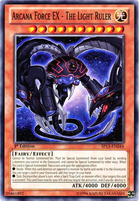 Arcana Force EX - The Light Ruler [SP13-EN044] Common - PCA Designer Toys