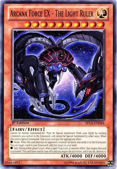 Arcana Force EX - The Light Ruler [SP13-EN044] Common - PCA Designer Toys