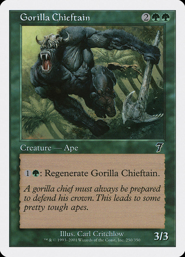 Gorilla Chieftain [Seventh Edition] - PCA Designer Toys