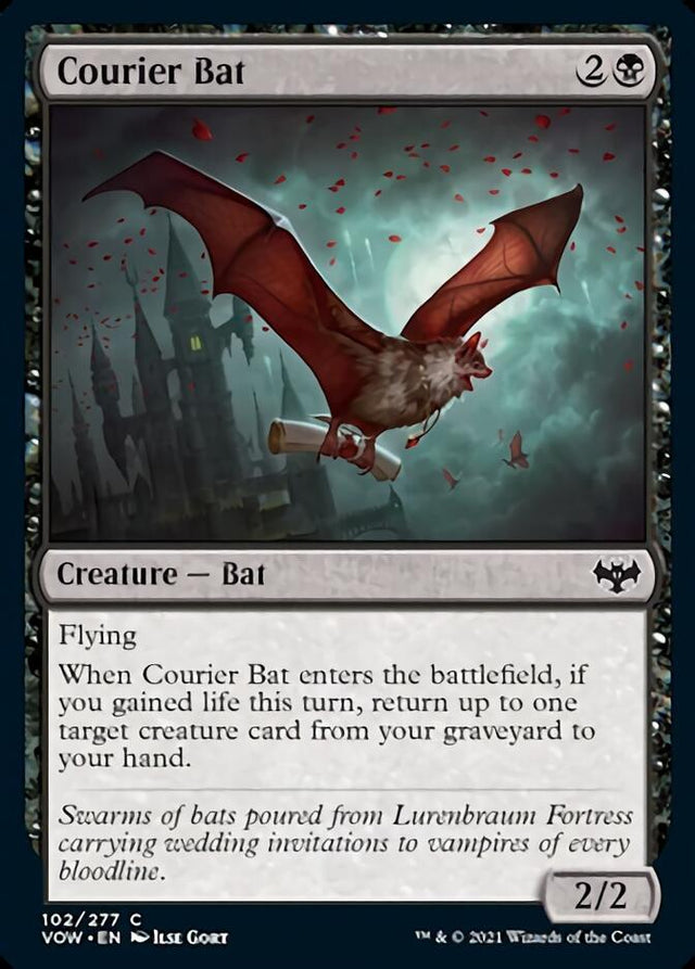 Courier Bat [Innistrad: Crimson Vow] - PCA Designer Toys