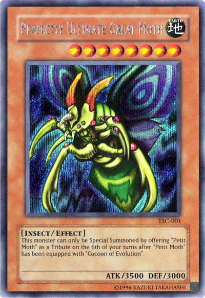 Perfectly Ultimate Great Moth (The Sacred Cards) [TSC-001] Secret Rare - PCA Designer Toys