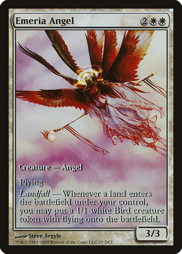 Emeria Angel (Game Day) (Extended Art) [Zendikar Promos] - PCA Designer Toys