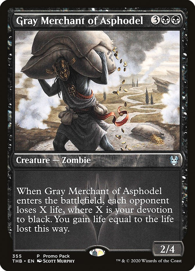 Gray Merchant of Asphodel (Promo Pack) [Theros Beyond Death Promos] - PCA Designer Toys
