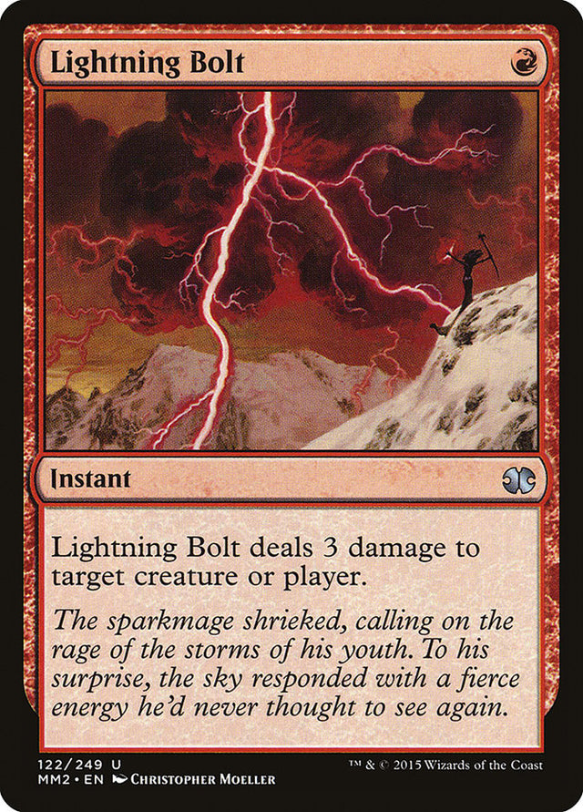 Lightning Bolt [Modern Masters 2015] - PCA Designer Toys