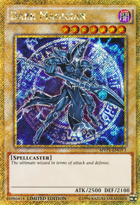 Dark Magician [MVP1-ENGV3] Gold Secret Rare - PCA Designer Toys