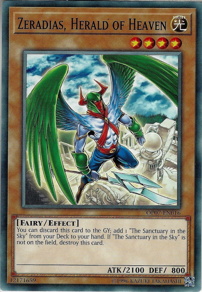 Zeradias, Herald of Heaven [OP07-EN016] Common - PCA Designer Toys