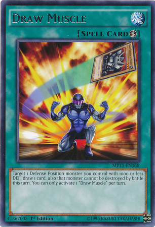Draw Muscle [MP15-EN168] Rare - PCA Designer Toys