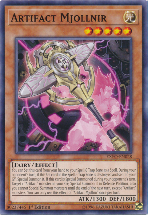 Artifact Mjollnir [EXFO-EN028] Common - PCA Designer Toys