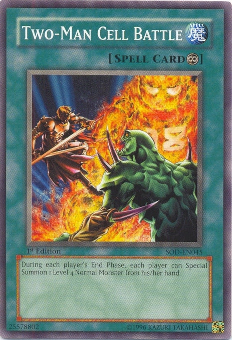 Two-Man Cell Battle [SOD-EN045] Common - PCA Designer Toys