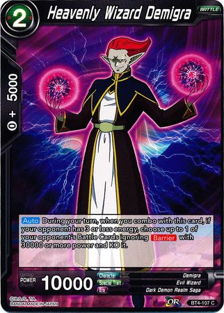 Heavenly Wizard Demigra (BT4-107) [Colossal Warfare] - PCA Designer Toys