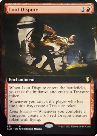 Loot Dispute (Extended Art) [Commander Legends: Battle for Baldur's Gate] - PCA Designer Toys
