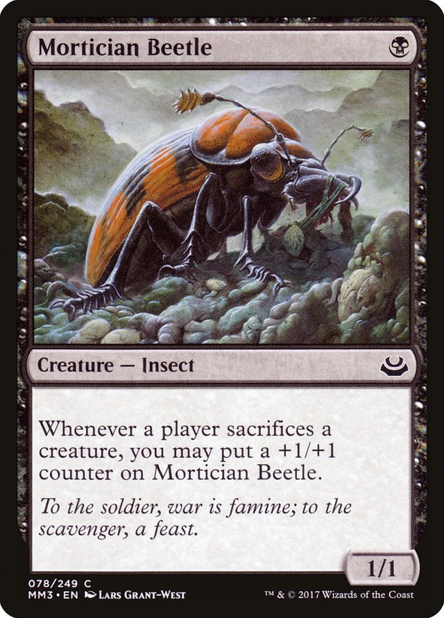 Mortician Beetle [Modern Masters 2017] - PCA Designer Toys