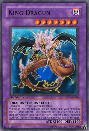 King Dragun [FET-EN036] Super Rare - PCA Designer Toys