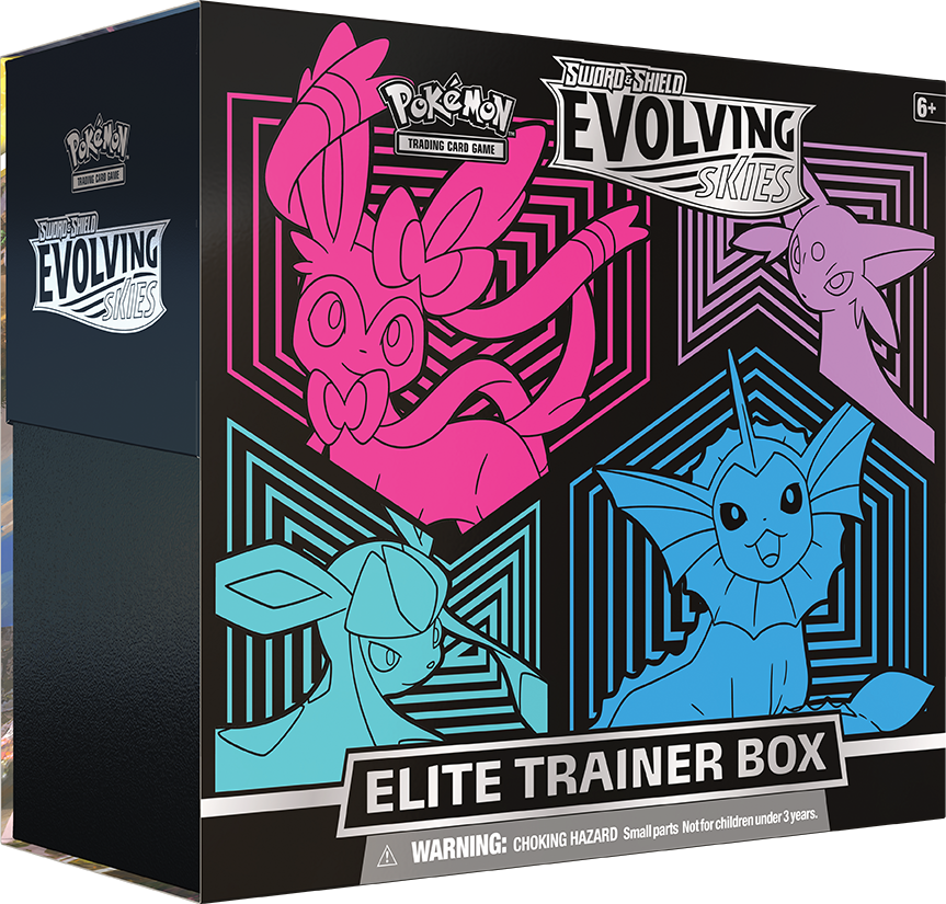 Sword & Shield: Evolving Skies - Elite Trainer Box (Glaceon/Vaporeon/Sylveon/Espeon)