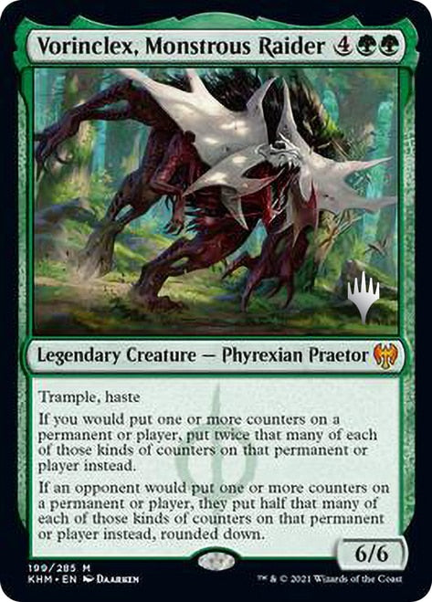 Vorinclex, Monstrous Raider (Promo Pack) [Kaldheim Promos] - PCA Designer Toys