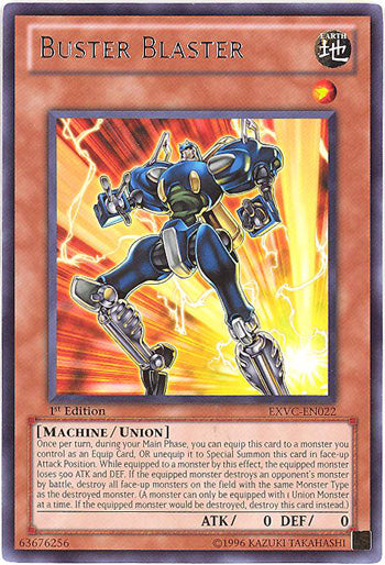 Buster Blaster [EXVC-EN022] Rare - PCA Designer Toys