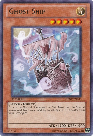 Ghost Ship [GENF-EN035] Rare - PCA Designer Toys