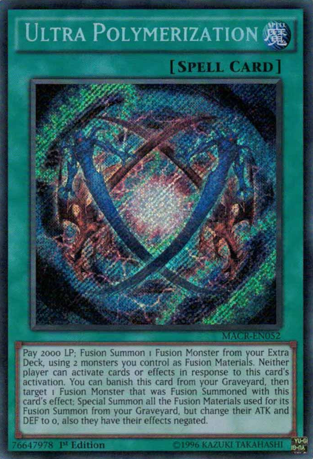 Ultra Polymerization [MACR-EN052] Secret Rare - PCA Designer Toys