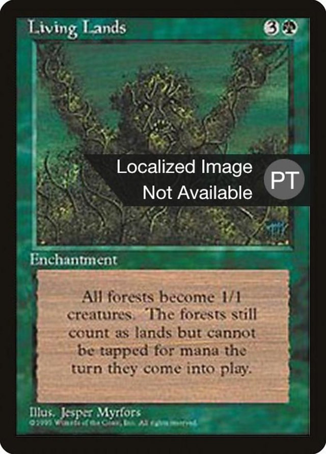 Living Lands [Fourth Edition (Foreign Black Border)] - PCA Designer Toys