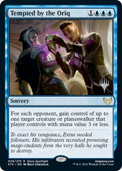 Tempted by the Oriq (Promo Pack) [Strixhaven: School of Mages Promos] - PCA Designer Toys