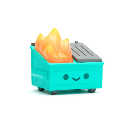 100% Soft Lil Dumpster Fire front view of vinyl toy