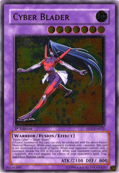 Cyber Blader [EEN-EN032] Ultimate Rare - PCA Designer Toys