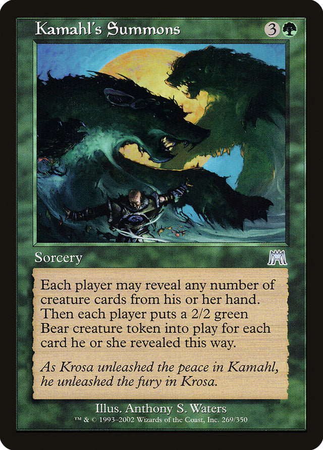 Kamahl's Summons [Onslaught] - PCA Designer Toys
